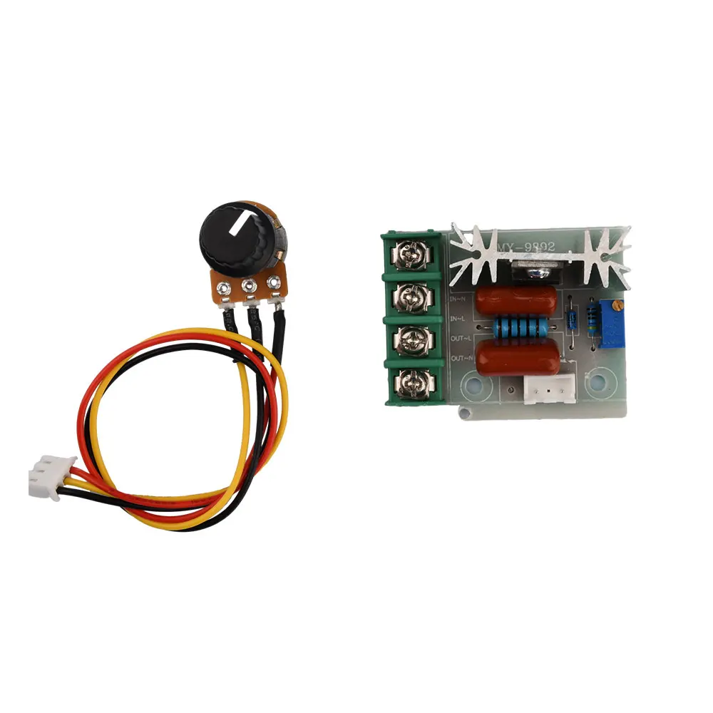 조절식 모터 속도 컨트롤러, 전압 조정기, AC 모터 속도 컨트롤러 AC50-220V, 전기로 온수기용, 2000W