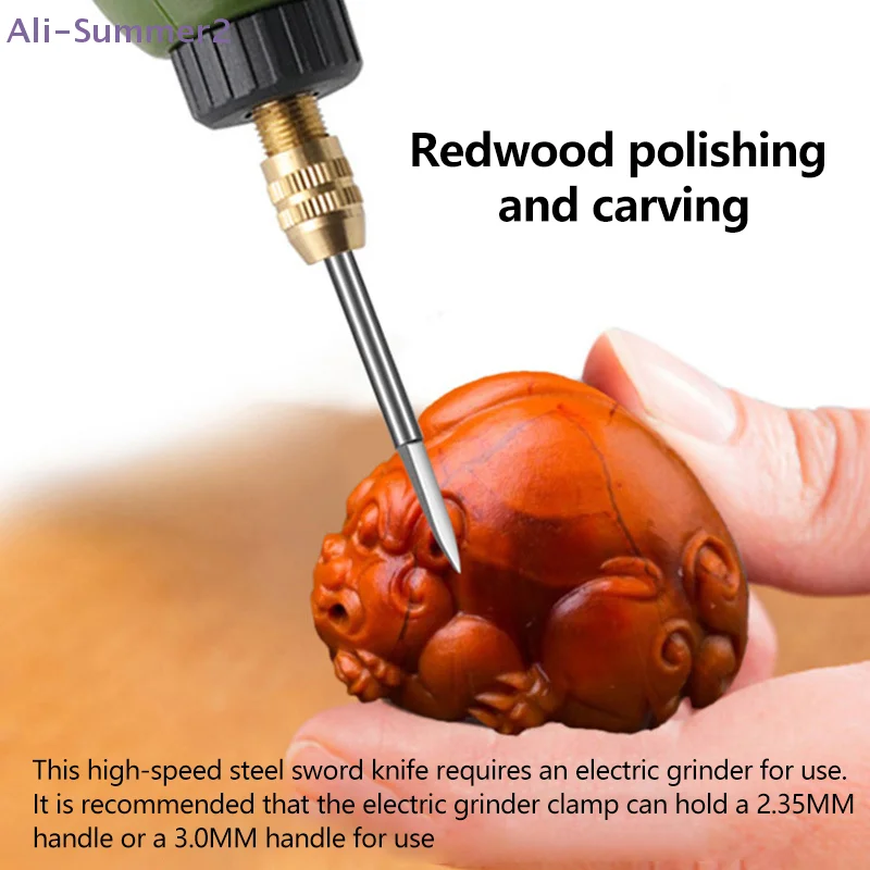 

Набор из 5/6 фрез HSS для резьбы по дереву (Summer2) для роторных инструментов: точная гравировка, резьба по корням и резьба по древесным узлам