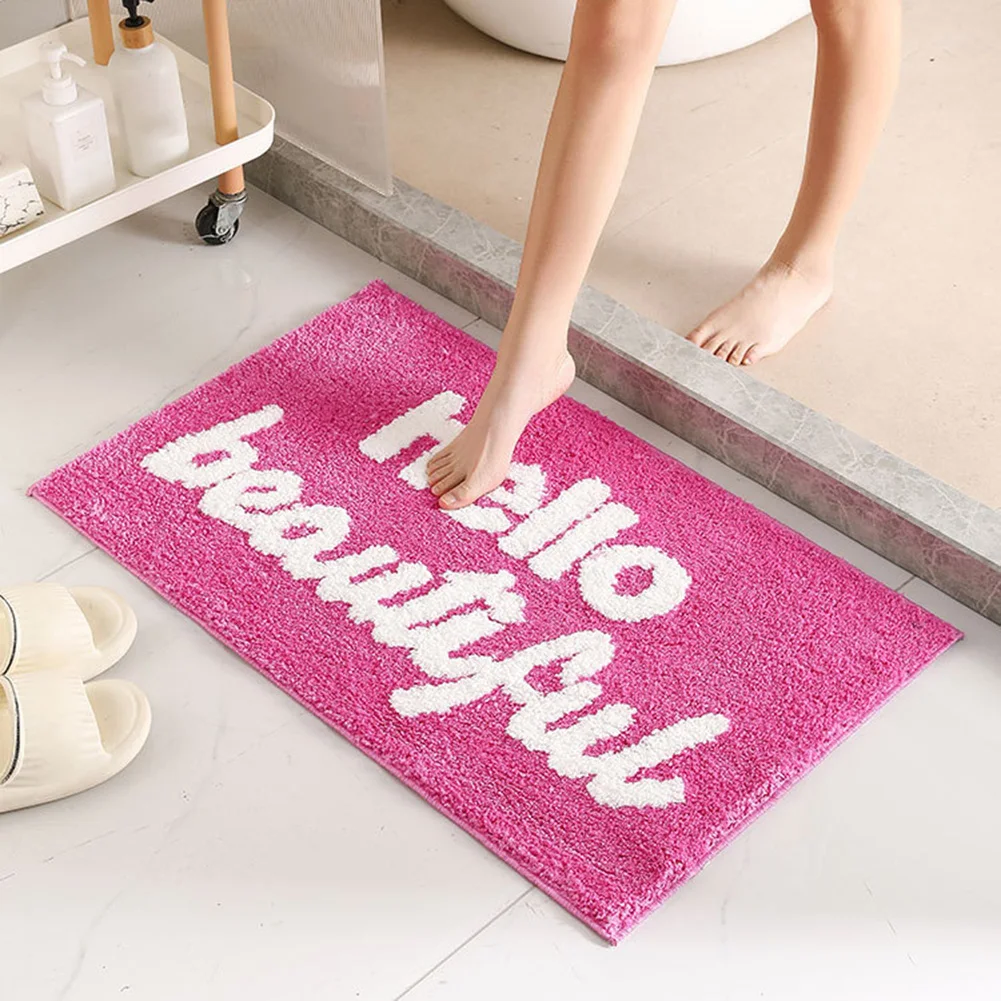 

Bathroom Decor Cozy Bath Rug Bathroom Use Comfortable Bathroom Accessory Highly Absorbent Absorbent Bathroom Rug