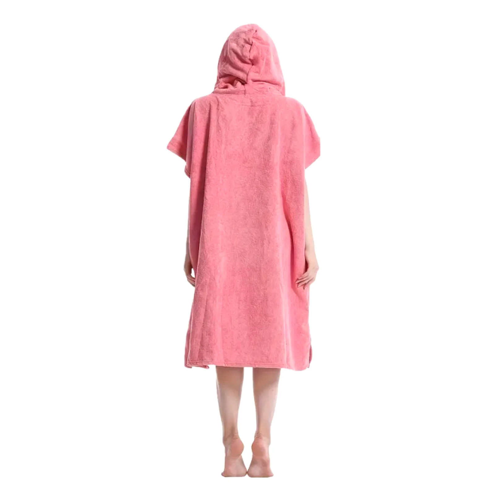 Soft Oversize Hooded Towel with Pocket  Cloth Swim Cover Up for Women Home Daily Use