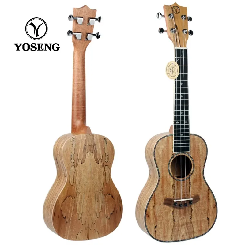 

Spalted Maple Flamed Beautiful Beginner Ukulele