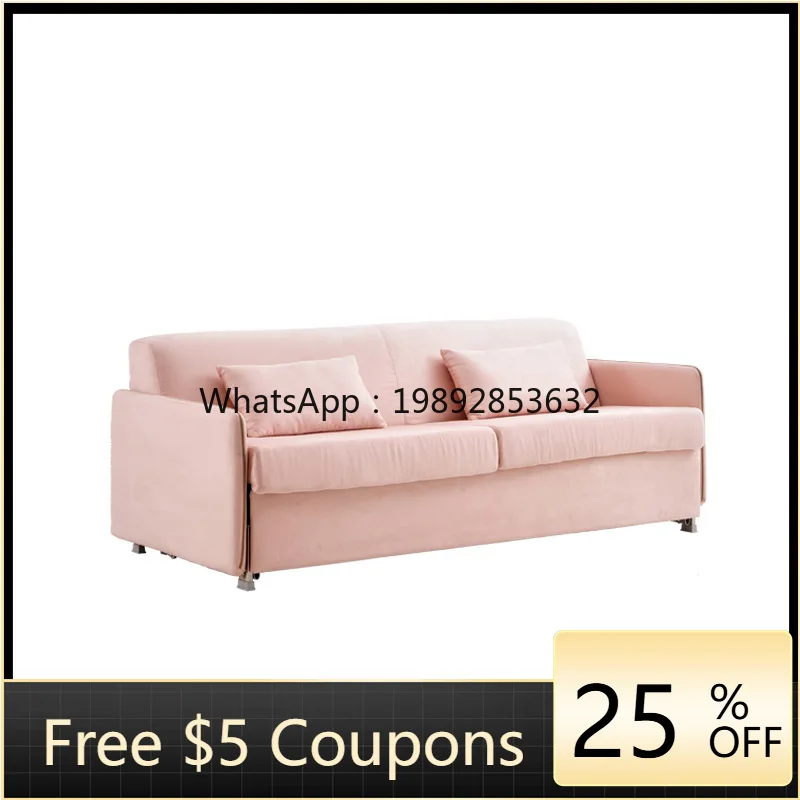 

YFY Small Apartment Sofa Bed Extendable Twin Bed Apartment Living Room Dual-use