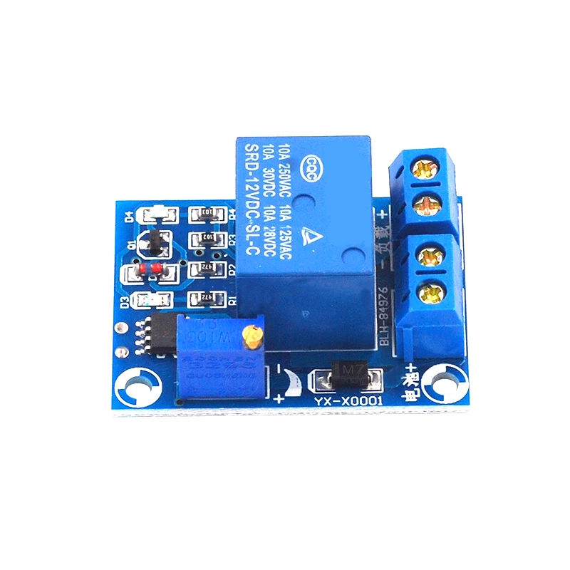 DC 12V Battery Undervoltage Low Voltage Cut off Automatic Switch Recovery Protection Module Charging Controller Protection Board