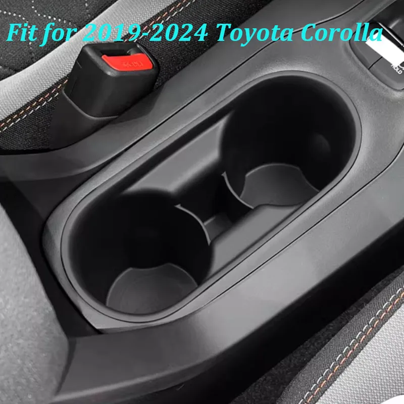

Car Cup Holder Insert Pad for Toyota Corolla 2019-2024, Center Console Non-Slip Dust-Proof TPE Cup Mat Interior Accessories