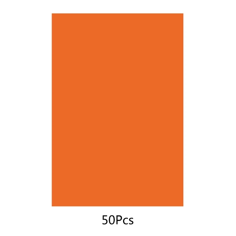 50 Sheets 8K Coloured Card Stock, Thick Color Paper, Handmade Folding Paper, Color Paper Suitable for Various Printers Dropship