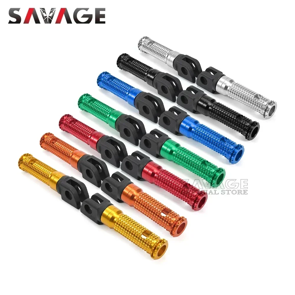 Front Footrest Foot Pegs Pedal For KAWASAKI Z900 Z750 Z650 Z300 Z250 Z125 VERSYS 650 1000 X300 NINJA 250 300 ZX14R Rider Footpeg
