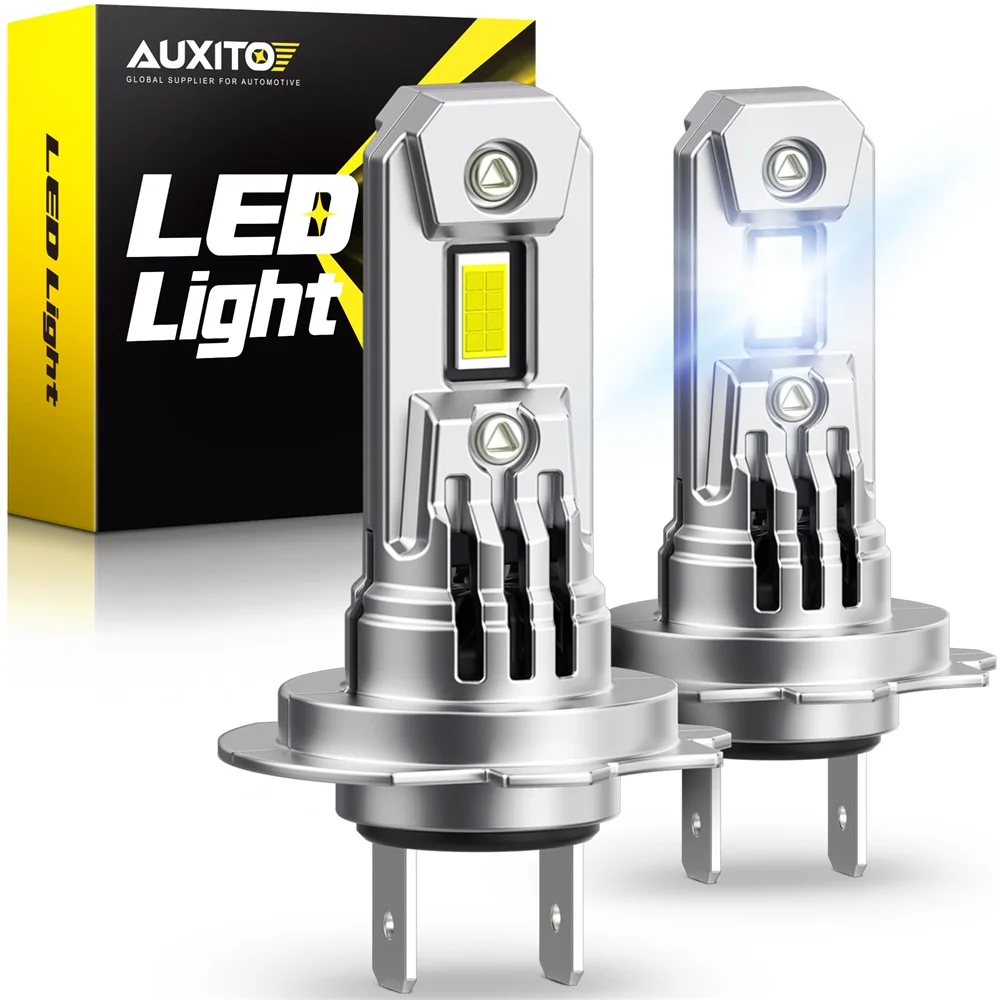 

AUXITO 2X Turbo H7 LED Canbus No Error Headlight Bulbs with Fan CSP Chip High Power 100W 20000LM H7 LED Auto Headlight Head Lamp