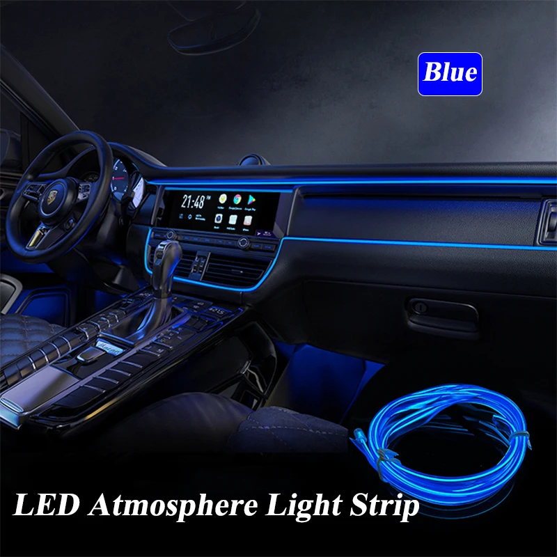 Led Car Interior Atmosphere Lights Accessory For VW Tiguan Polo Touareg Golf Jetta MK5 MK6 MK7 Passat B6 B7 B8 CC Arteon Magotan