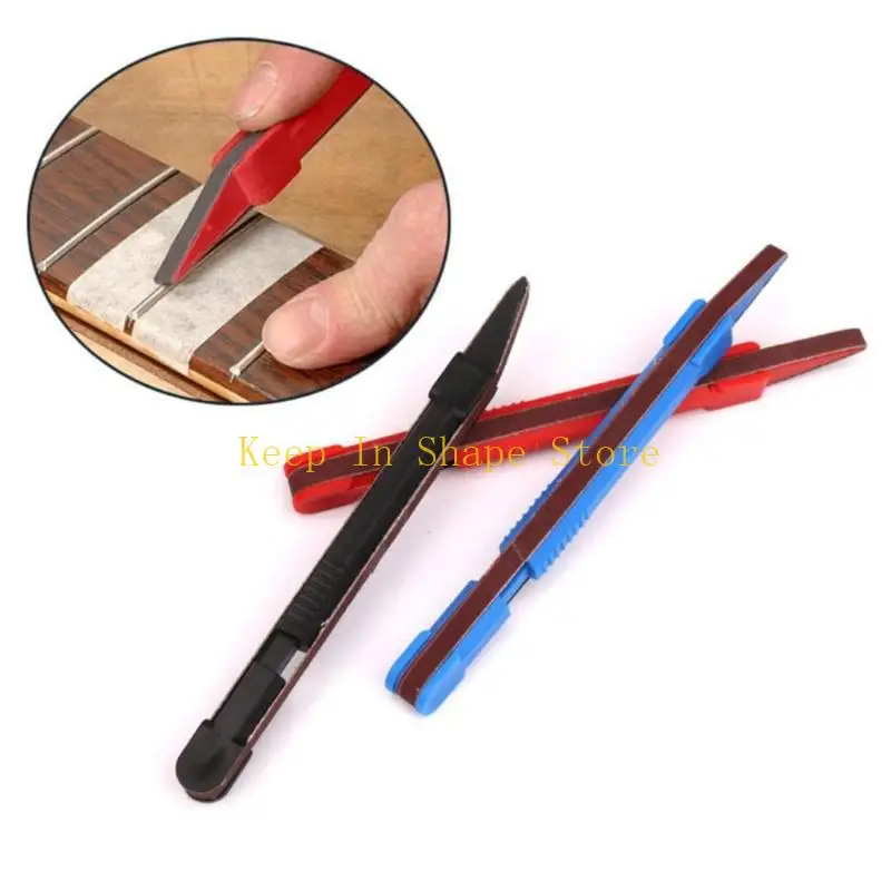 U1JC High Efficiency Fret Crowning File Suitable for Smooth Fretboard Edges and Optimal Playability on Various Guitars