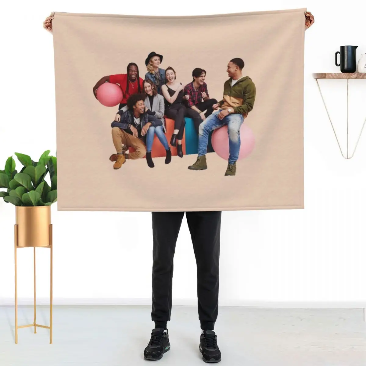 Legacies Cast Throw Blanket Extra Large Throw Thermals For Travel Soft Big halloween blankets and throws Thins Blankets