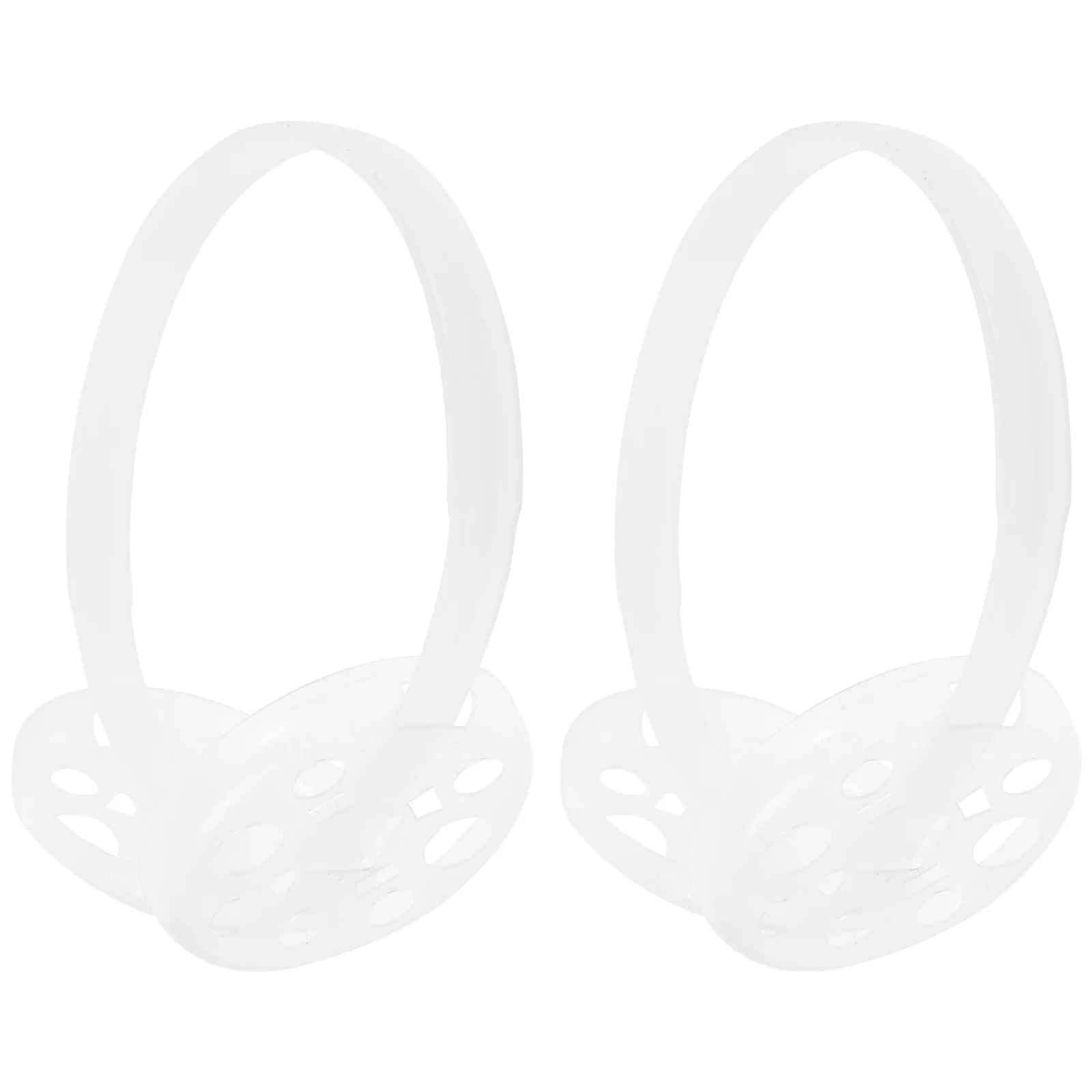 

2 Pcs Ear Muffs Earmuff Frame Making Rack Winter Shelf Warm Holder White for DIY
