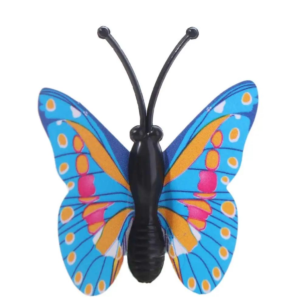 30Pcs Creative Colorful Butterflies Push Pins 3D DIY Blackboard Push Pins Multifunctional with Box Decorative Studs Corkboard