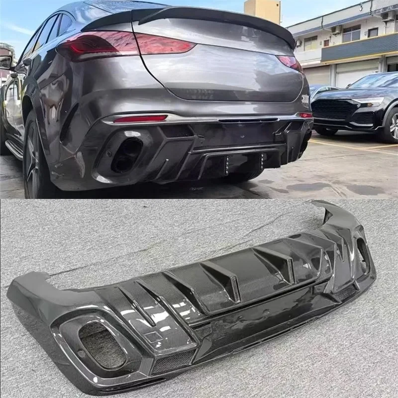 

High Quality Real Carbon Fiber Rear Bumper Diffuser Lip For GLE Coupe 2020-2024