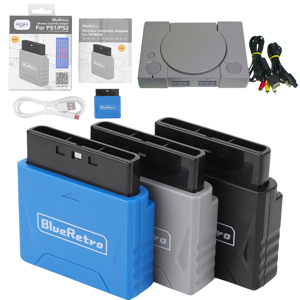 Adapter für drahtlose Game controller für ps2/ps1-Controller-Empfängeradapter, kompatibel mit 8bitdo/ps4/ps5/xbox one s/wii/switch