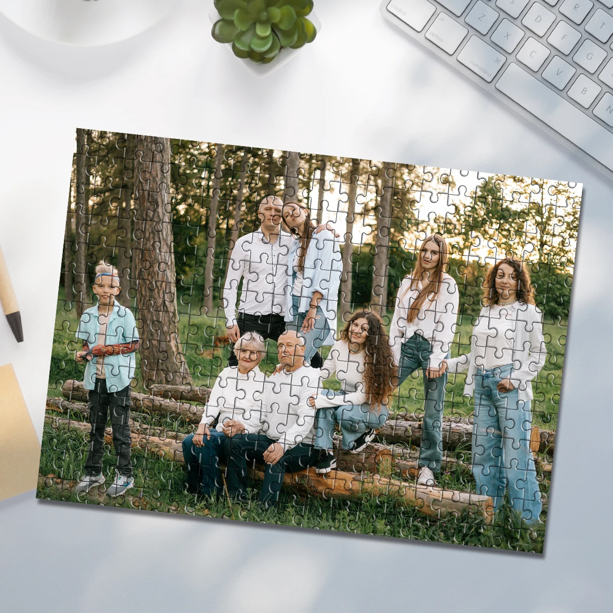 35/150/300/500/1000pcs Personalized Custom Photo Puzzle home Family Photo Custom DIY Personalised Photo Puzzles  Jigsaw puzzle