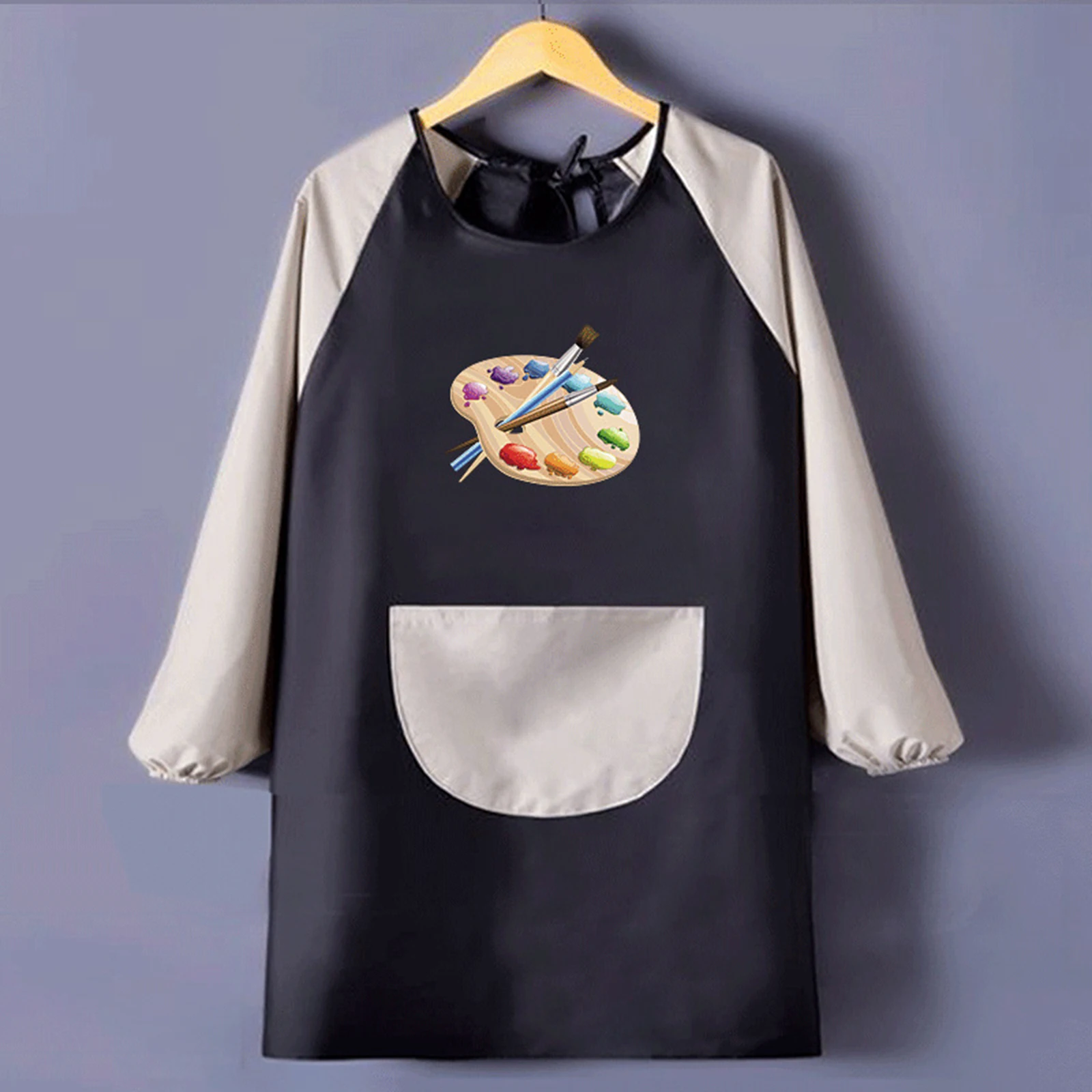 Multifunction Kids Painting Apron Gadgets Artist Craft Drawning Aprons for Children Waterproof Apron Long Sleeve Gown Kids Bibs