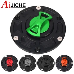 Motorcycle CNC Fuel Tank Cap Gas Oil Tank Cover Petrol Cover Fit For NINJA 250 300 Z250 Z300 NINJA250 NINJA300 EX250 EX300