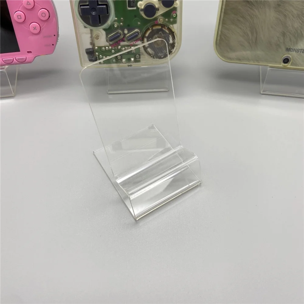 Clear Display Box Stand Holder for Gameboy GB GBA GBC PSP 3DS 2DS PSV Gaming Console Handheld Display Bracket Game Accessories