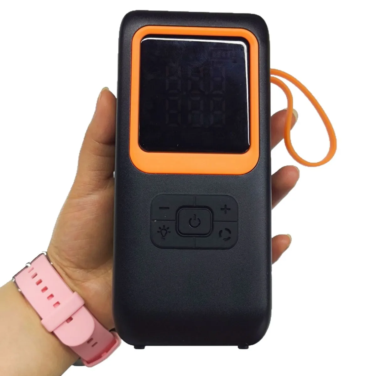 Car Air PumpTire Inflator 12V Digital Tire Pressure Tire Pump Air Compressor OR DC Power Cord Power Bank Emergency LED Lighting