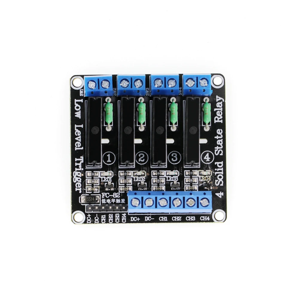 1 2 4 8 Channel 5V DC Relay Module Solid State High Level SSR AVR DSP G3MB-202P Relay for Arduin0