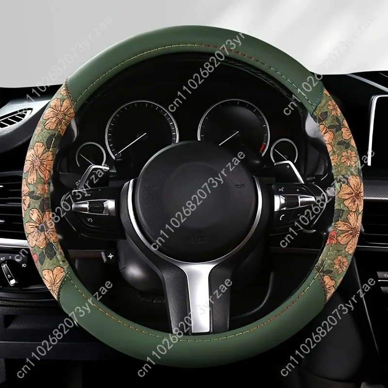 

Napa Car Steering Wheels Cover Universal Type Environmental Friendly Comfortablenon-slip Breathable Steering Wheel Wrap