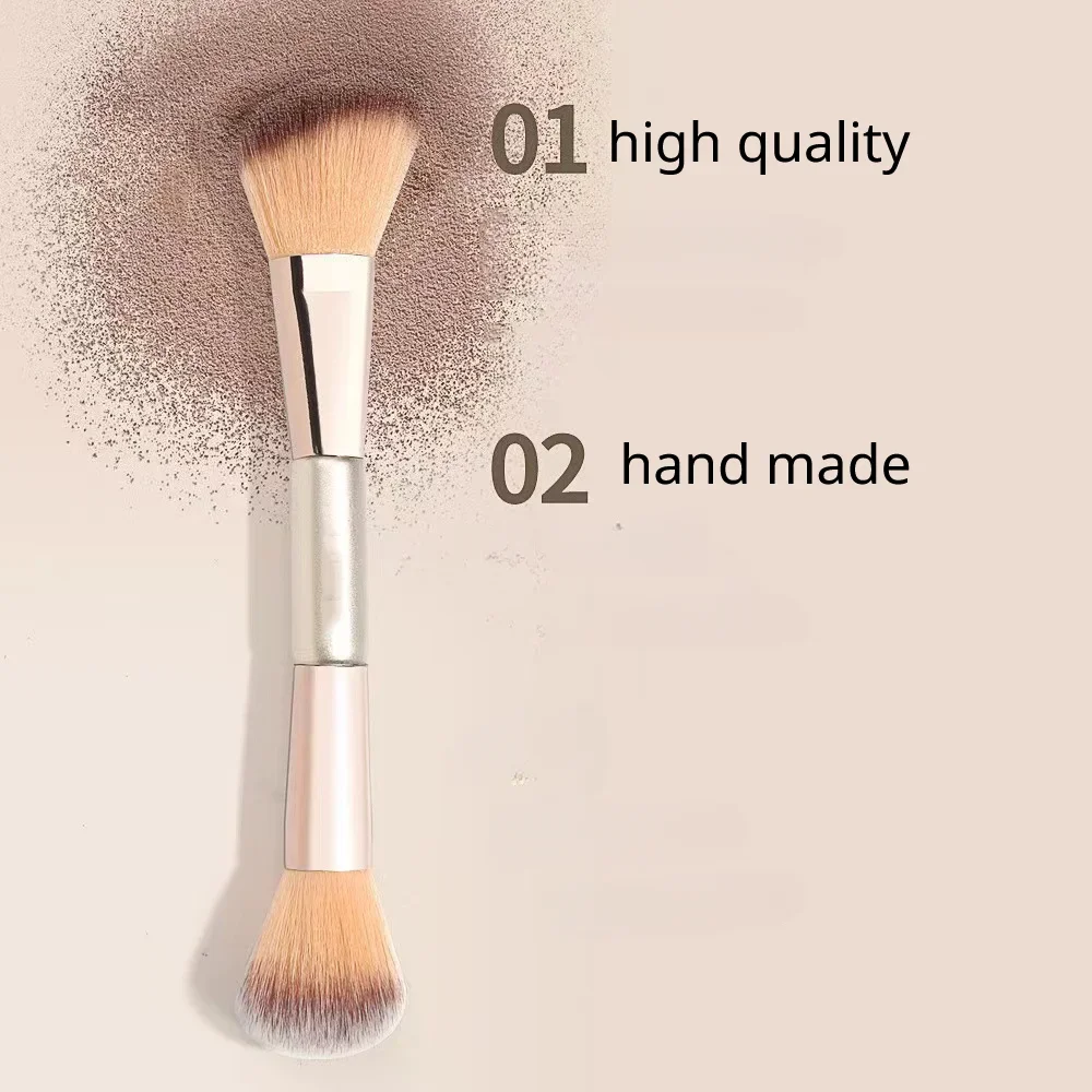 1PC Foundation Make-Up Pinsel Dual Kopf Runde Concealer Pinsel oder Flüssige Creme Rouge Blending Poliert Concealer Dual Side HEIßER VERKAUF