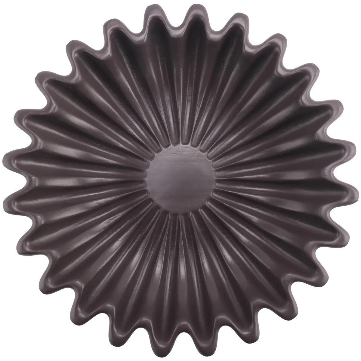 A22I Fluted Ruffle Decorative Bowl - Home Decor Accents for Living Room Styling Coffee Table Bookshelf and Console Large-B