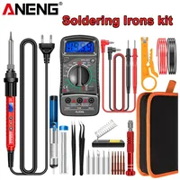 ANENG SL106 Smart Adjustable Temperature Electric Soldering Iron Welding Solder Rework Kit Station Heat Pencil Tip Repair Tools