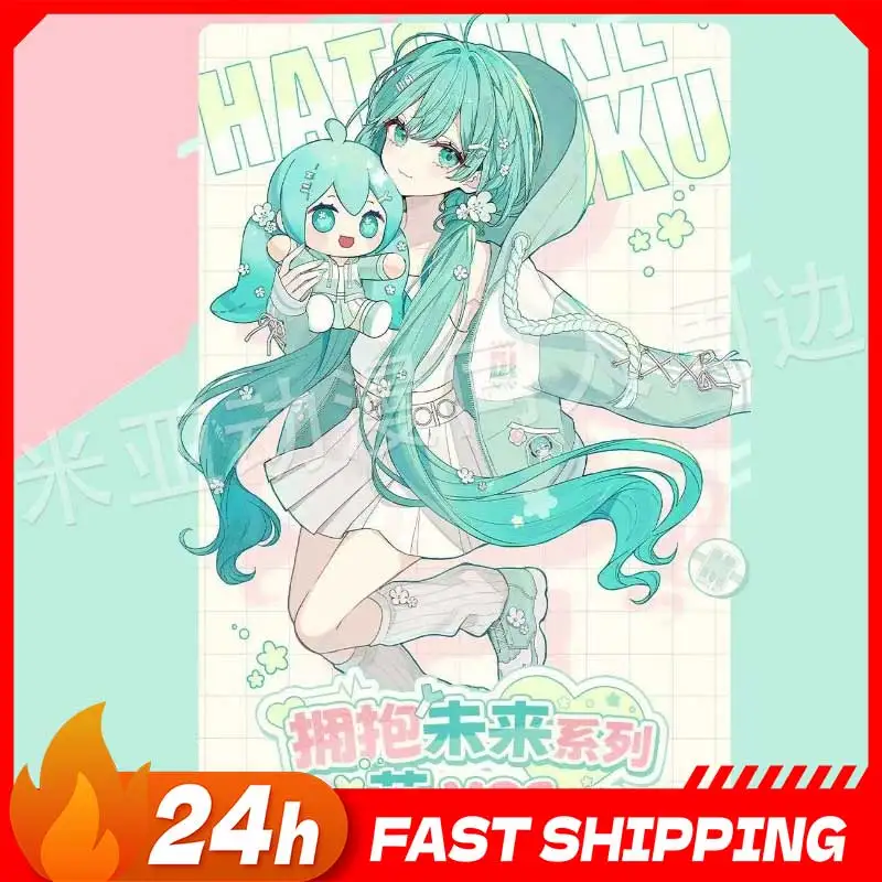 

Аниме-атрибутика: Фигурка Хацунэ Мику, акриловая подставка, прозрачная карточка-значок, коллекционные игрушки, подарок