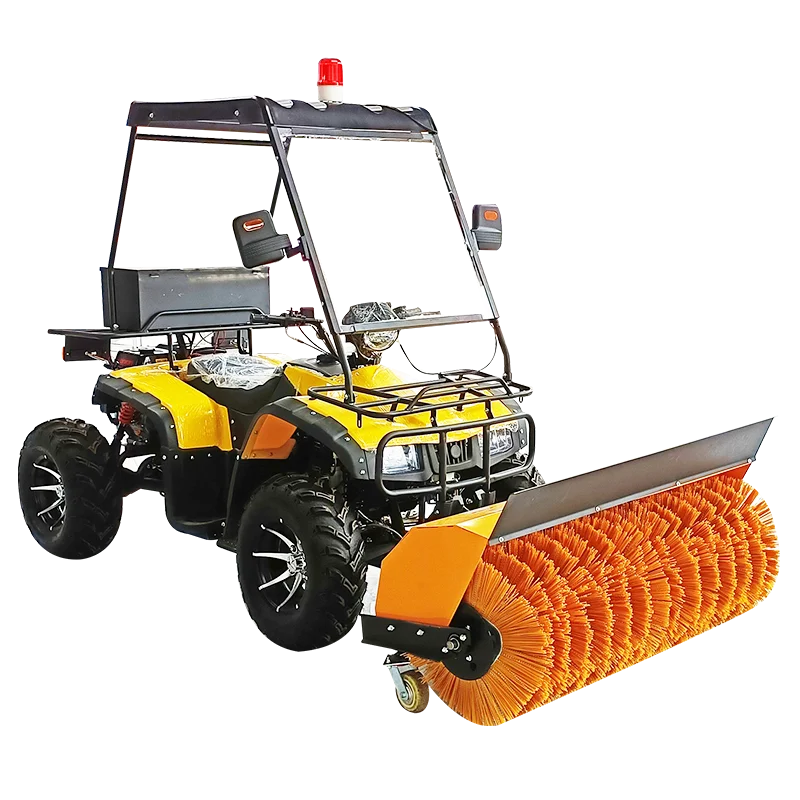 Spazzaneve e spazzatrice multifunzionale per uso agricolo alimentati dal motore con spazzaneve, peso 500 kg, garanzia di 1 anno Shandong