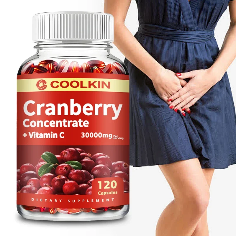 Cranberry-Suporta a Saúde do Trato Urinário, Saúde da Bexiga, Poderoso Antioxidante