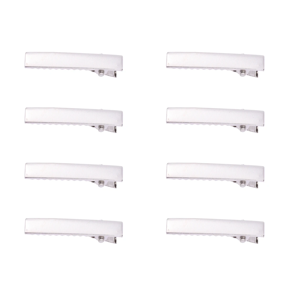 

50pcs 5.5Cm Silver Mini Alligator Hair Clips Durable Iron Teeth For Diy Bows Flowers Braiding Styling Tools Hair Accessories