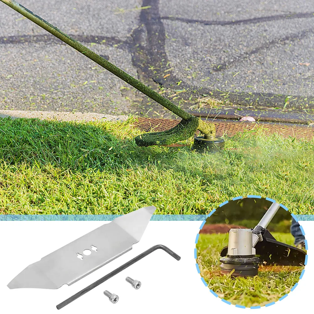 شفرات سكين بديلة من الفولاذ المقاوم للصدأ مع سكين شفرة جزازة العشب بمفتاح سداسي لجزازة العشب Robomow RX