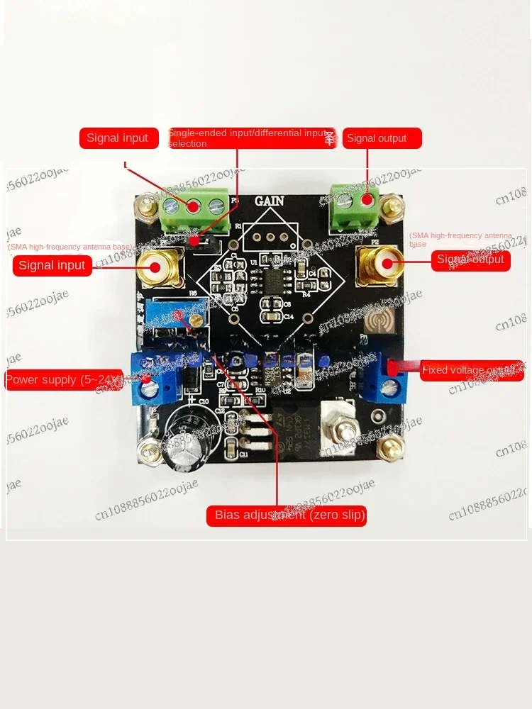 Current Sense, Amplifier AD623 Amplifier Module Current Analysis, Current Signal 2018A