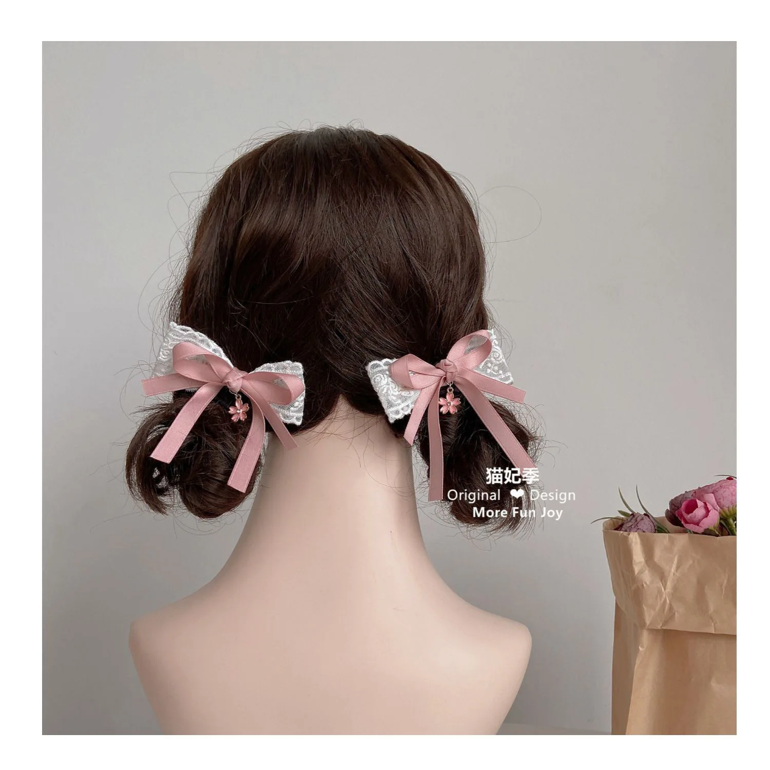 【1pair】lolita hair accessories Hair bow woman pink stargirl Y2k japanese Cute things girls accessories Hair brooches hair clips