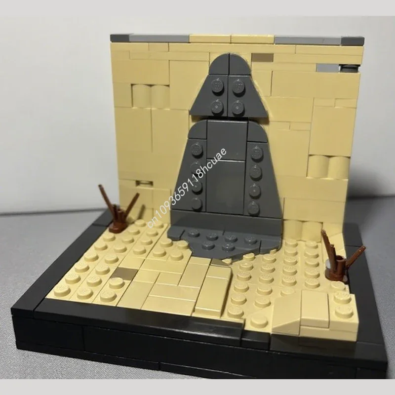 

Набор из 193 деталей MOC: Диорама «Темное будущее» Энакина Скайуокера, Звездные войны, конструктор, пластиковые строительные блоки, рождественский подарок