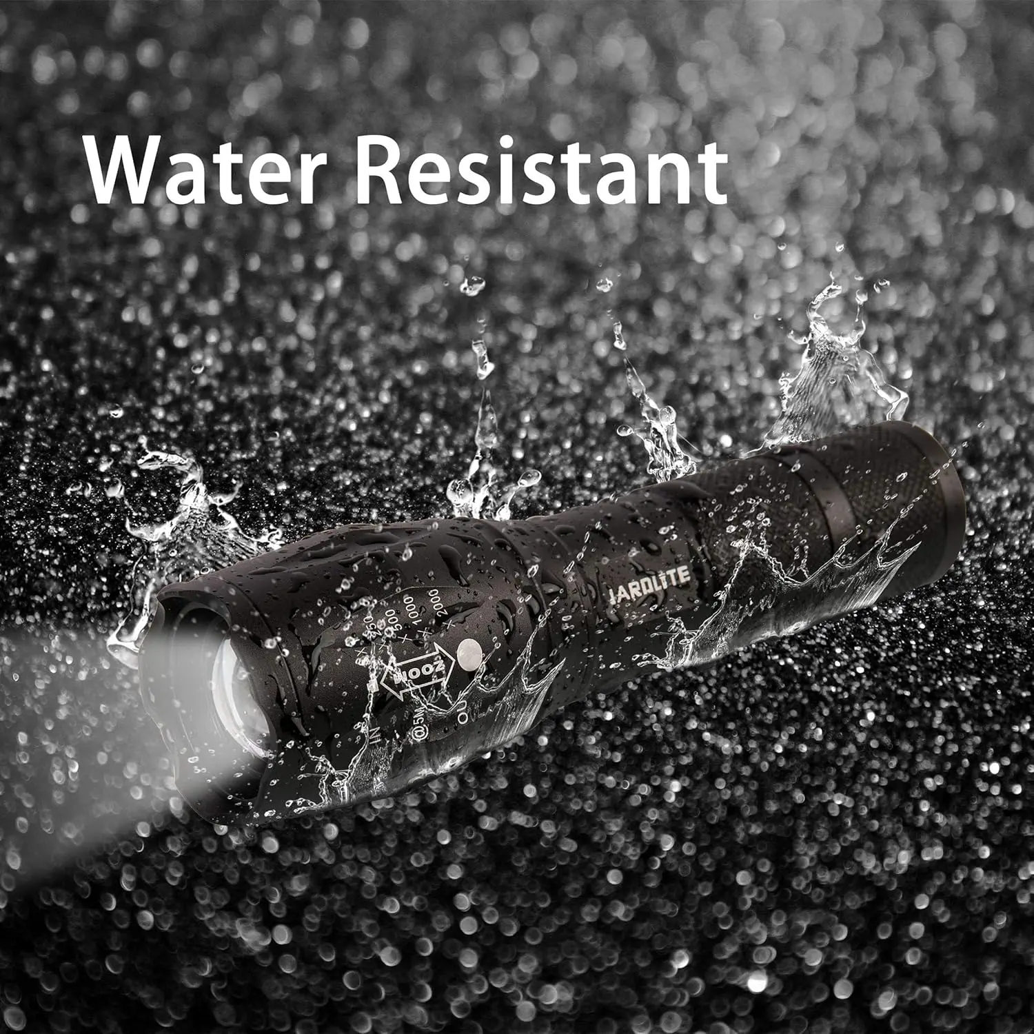 8個パック LED 緊急懐中電灯、フォーカス調整可能、防水、キャンプやアウトドア用の5つのモード付き