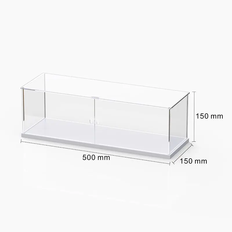 Stackable Clear Acrylic DVD/CD Storage Box Organizer Jewel Cases Holder Small Books/Booklets,Video Game Cases and Controllers