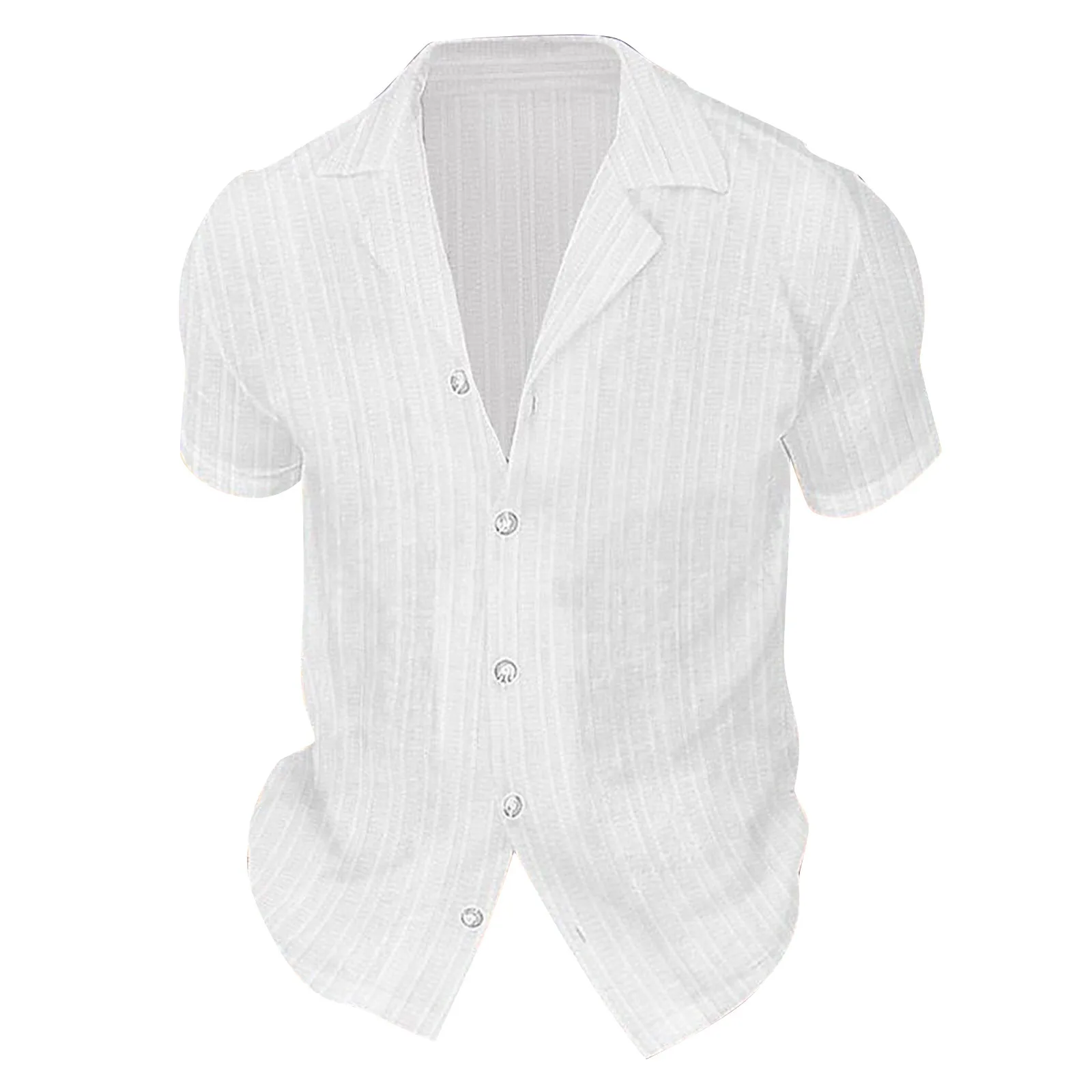 الرجال قصيرة الأكمام زر أسفل الصيف بدلة الشاطئ القمصان طوق ، عارضة الأزياء القمصان ، بلون واحد أزرار قمصان للرجال ، الصيف