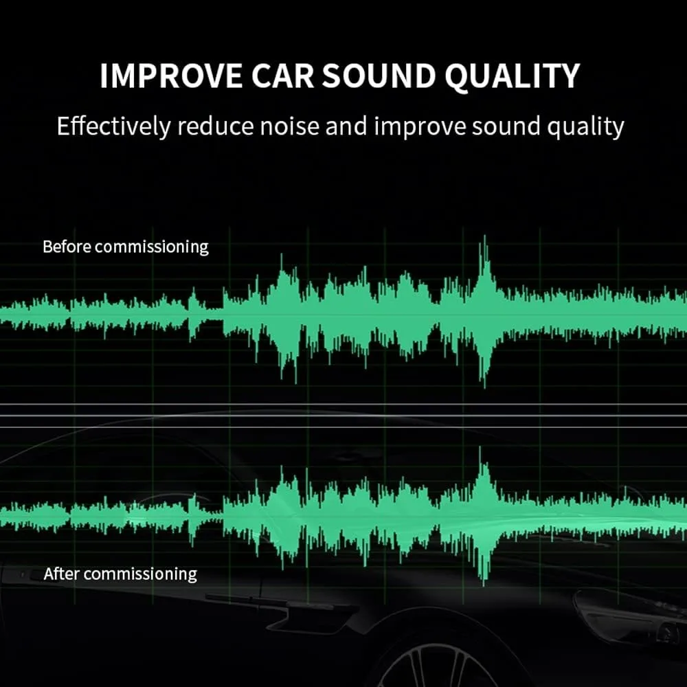 Professional Black Car Audio Equalizer Crossover Multifunctional Parametric Equalizer Audio Output 7 Band Professional Equalizer