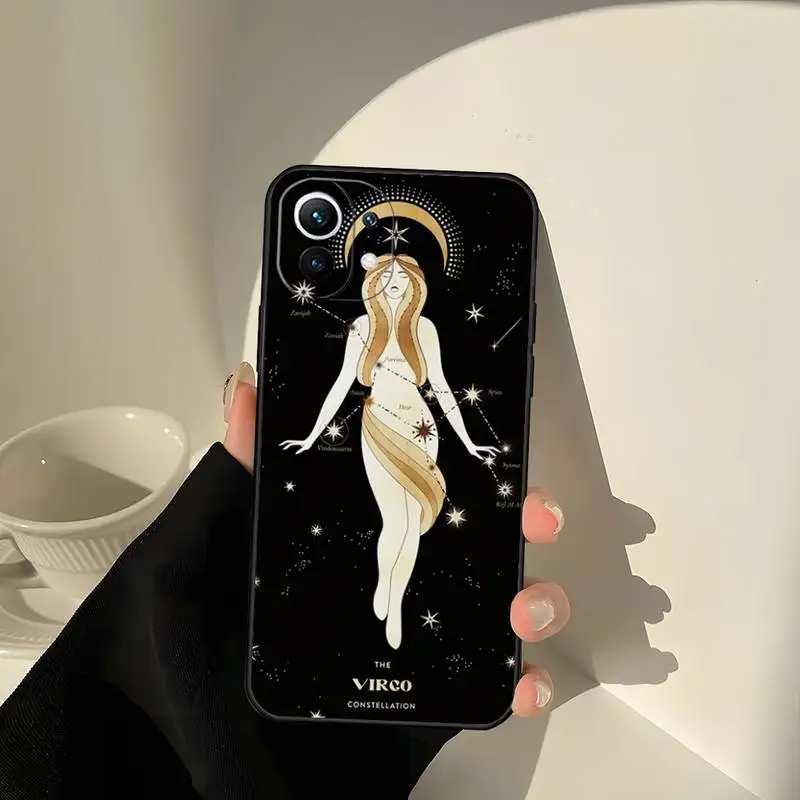 Witch Moon Tarot Mystic Totem Phone Case For Xiaomi Poco M3 Pro X3 Mi 9t 10t 11 11i 11x Nfc F3 Redmi 9 8 7 Black Soft Funda