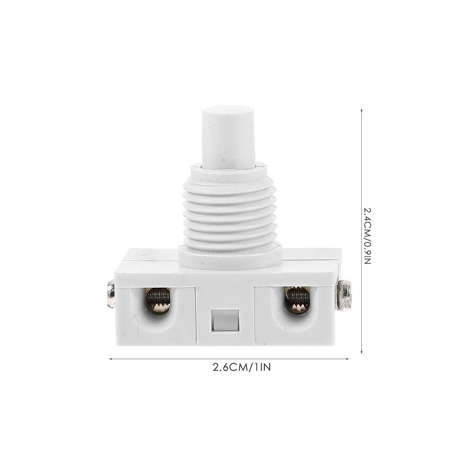 

3Pcs Push Button Switch Compact Easy Installation LED Lighting Accessories Stable Performance