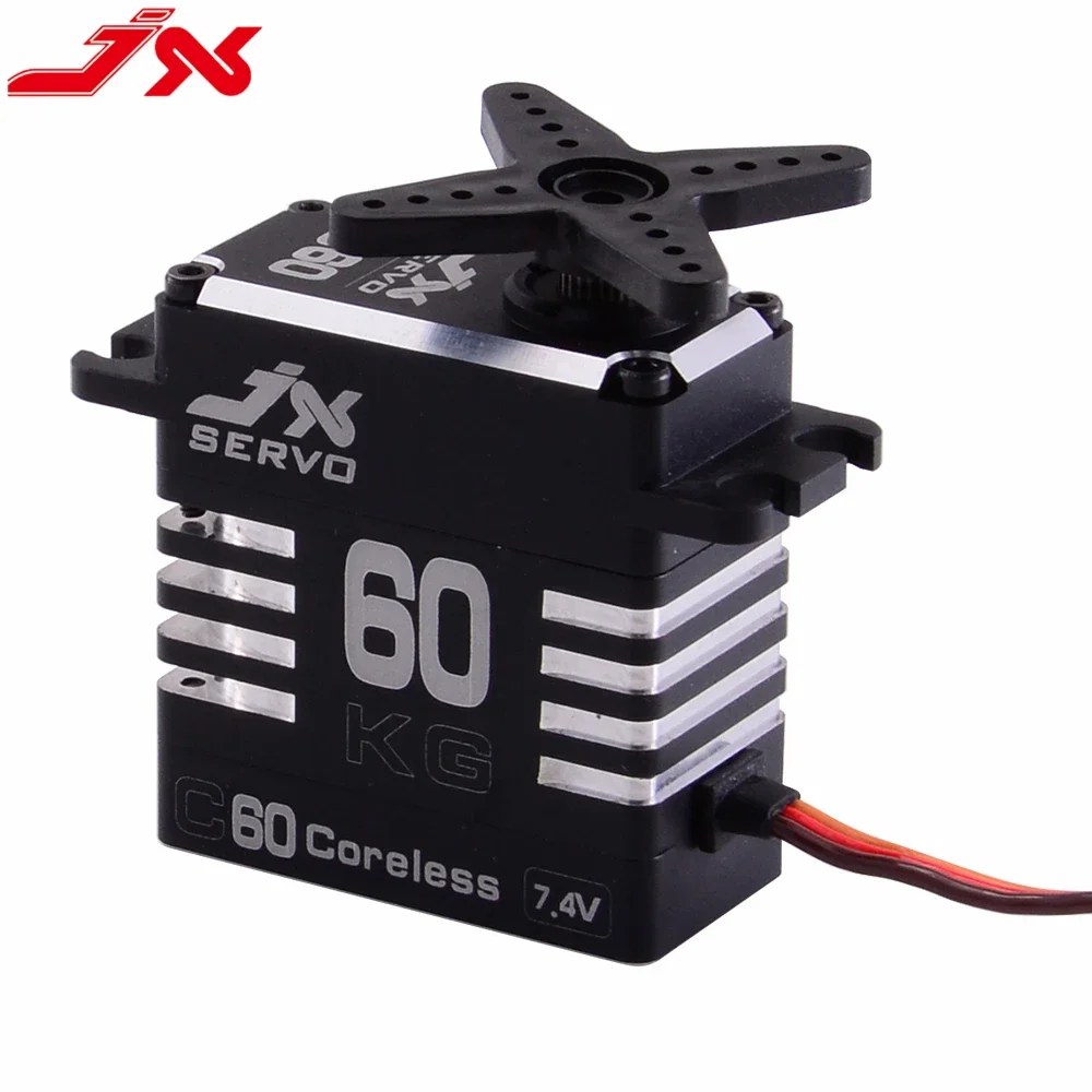 JX C60 87g 60kg.cm@7.4V Metal Gears High Performance High Voltage Digital Coreless Standard Servo for RC Car,Robots