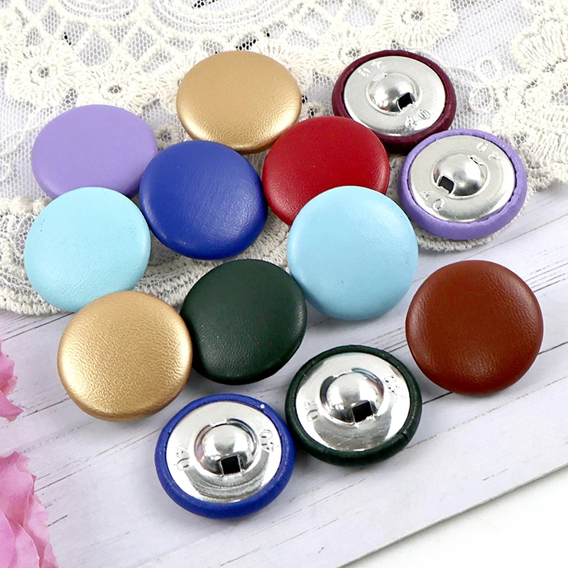

Meetee 50Pcs 11-28mm Snap Fasteners Metal Snaps Press Studs Buttons for Sewing Clothes Jacket Coat Leather Craft Accessories