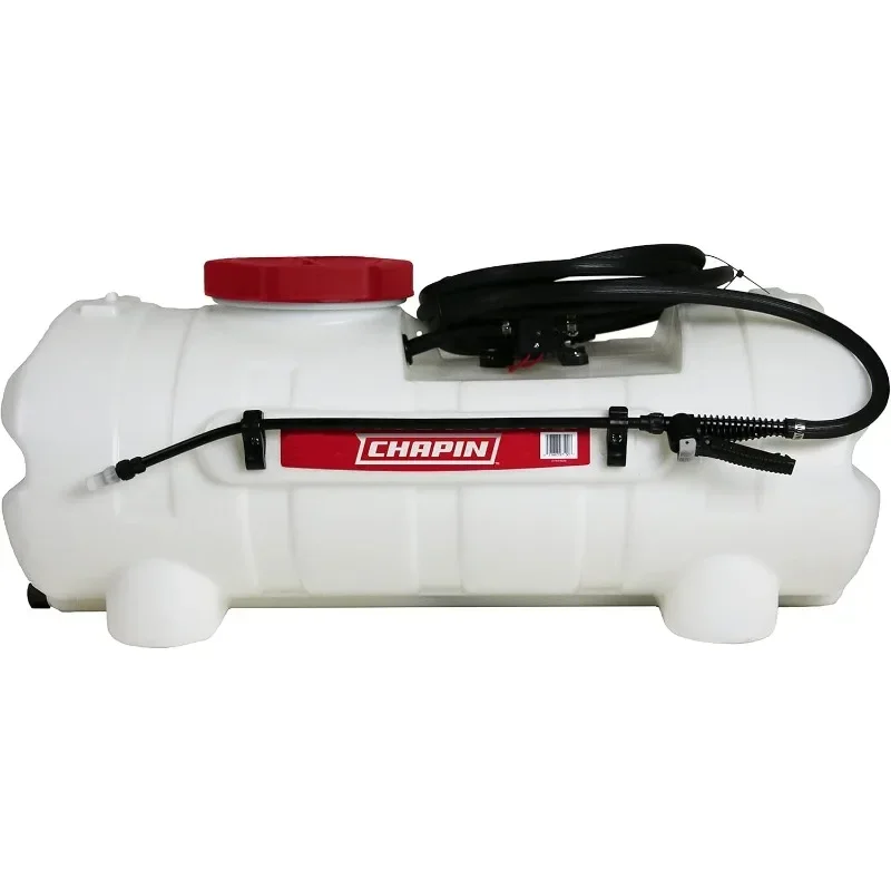 Chapin 97154 Tank Sprayer, 15‑Gallon, ATV/UTV, Heavy‑Duty Poly Tank, 12V Diaphragm Pump, 6