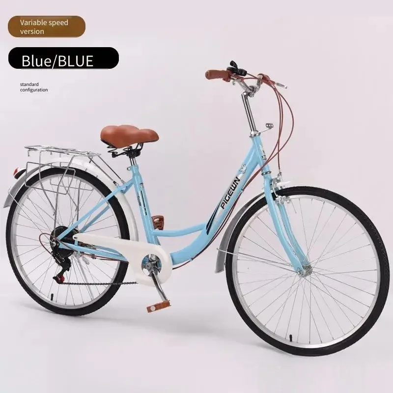 

Vintage High-End Commuting Bicycle 24-inch/26-inch Unisex Variable-Speed Lightweight Bike for Men And Women