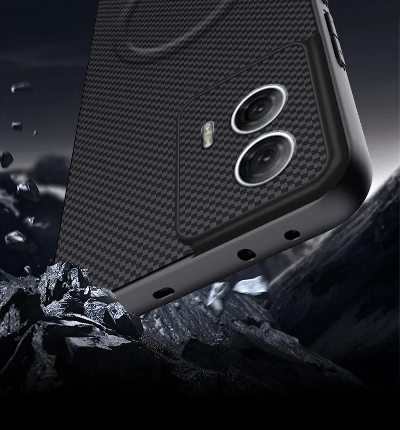 Für Motorola Edge 50 Fusion Hülle Luxus Auto-Magnethalter Handyhülle Für Moto Edge 50 Fusion 5G Silikon Stoßfeste Rückabdeckung – Detail 10