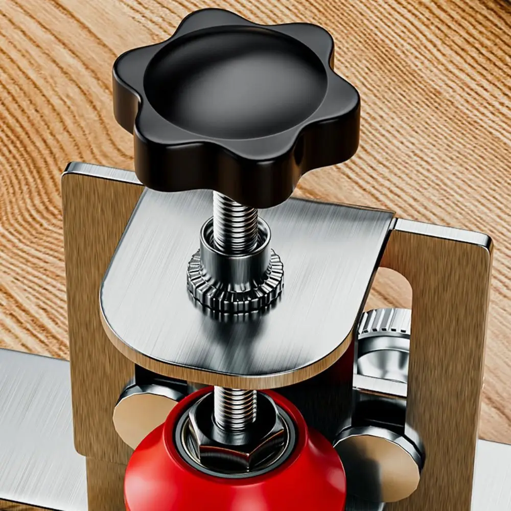 تركيبات قابلة للتعديل، أداة باب الخزانة، أداة تركيب خزانة سريعة دقيقة، فجوات ناعمة من الفولاذ المقاوم للصدأ #5