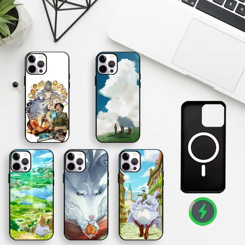 

Campfire C-Cooking in Another World Phone Case For iPhone17,16,15,14,13,12,11 Plus,For Magnetic Wireless Charge Cover