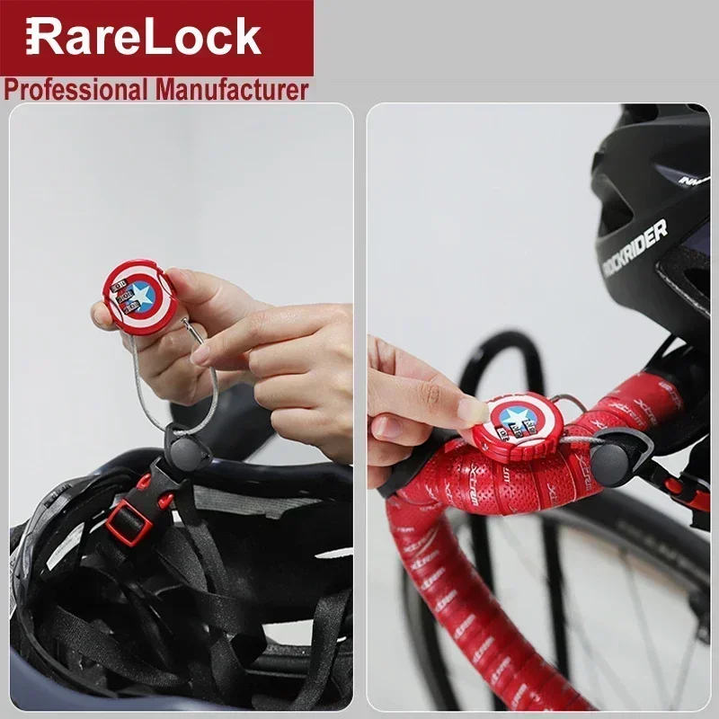 Round Wire Combination Padlock Small Cartoon Lock for Suitcase Luggage Lock Gym Locker Office Drawer Rarelock MX12 G1